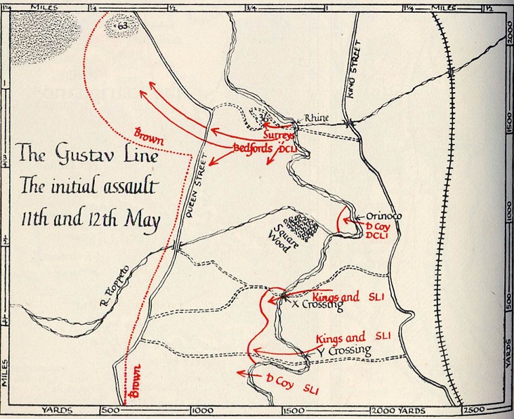The Gustav Line Initial Assault 11&12 May 1944 The Gustav Line Initial Assault 11&12 May 1944